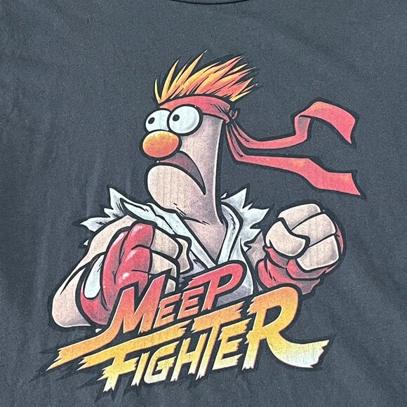 Muppet Beaker T Shirt Adult Large Meep Fighter Parody Humorous Funny - Picture 2 of 7